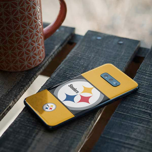 NFL Pittsburgh Steelers Zone Block Galaxy S10e Skin