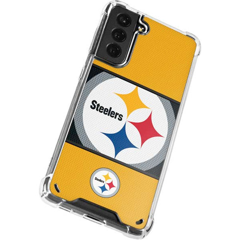 NFL Pittsburgh Steelers Zone Block Galaxy S21 5G Clear Case