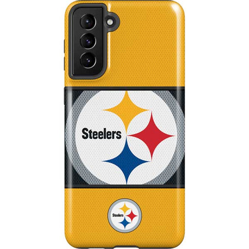 NFL Pittsburgh Steelers Zone Block Galaxy S21 Plus 5G Pro Case