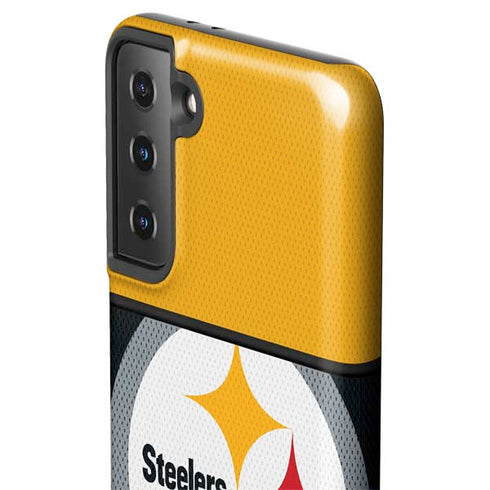 NFL Pittsburgh Steelers Zone Block Galaxy S21 Plus 5G Pro Case