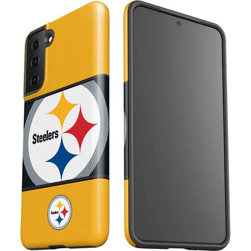 NFL Pittsburgh Steelers Zone Block Galaxy S21 Plus 5G Pro Case