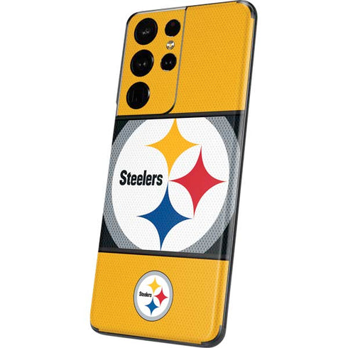 NFL Pittsburgh Steelers Zone Block Galaxy S21 Ultra 5G Skin