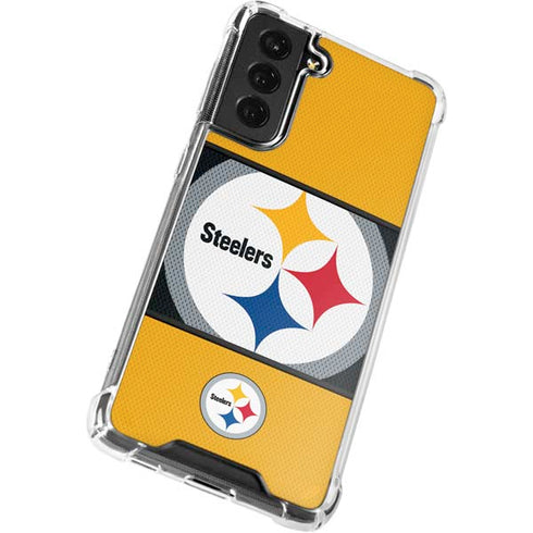 NFL Pittsburgh Steelers Zone Block Galaxy S22 Clear Case