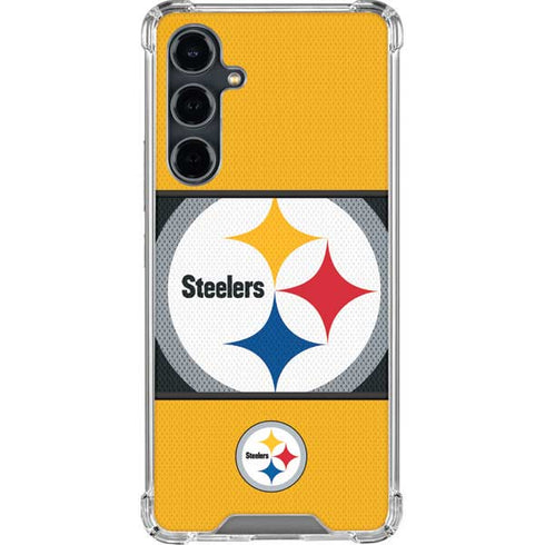 NFL Pittsburgh Steelers Zone Block Galaxy S23 FE Clear Case