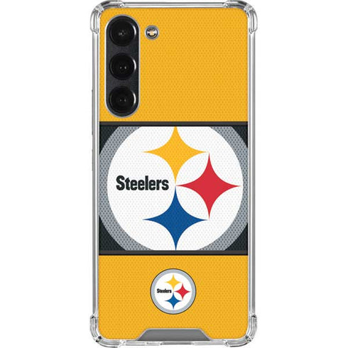 NFL Pittsburgh Steelers Zone Block Galaxy S23 Plus Clear Case