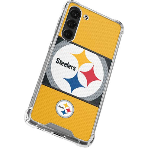 NFL Pittsburgh Steelers Zone Block Galaxy S23 Plus Clear Case