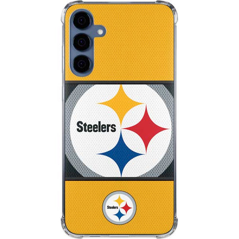 NFL Pittsburgh Steelers Zone Block Galaxy S24 Clear Case