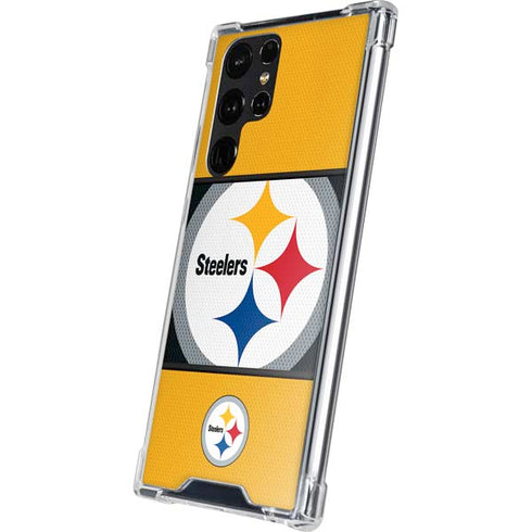 NFL Pittsburgh Steelers Zone Block Galaxy S24 Ultra Clear Case