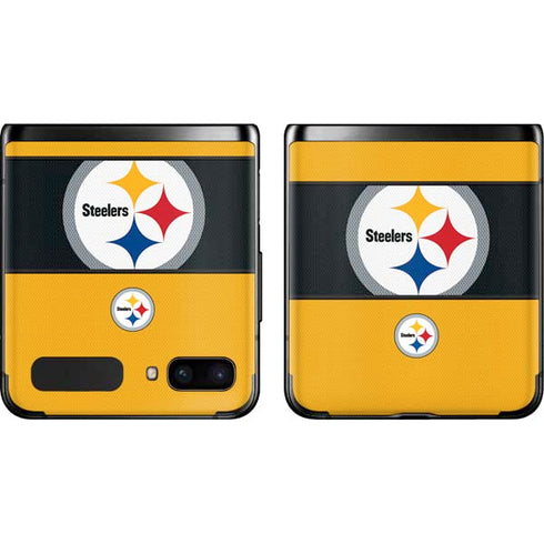 NFL Pittsburgh Steelers Zone Block Galaxy Z Flip Skin