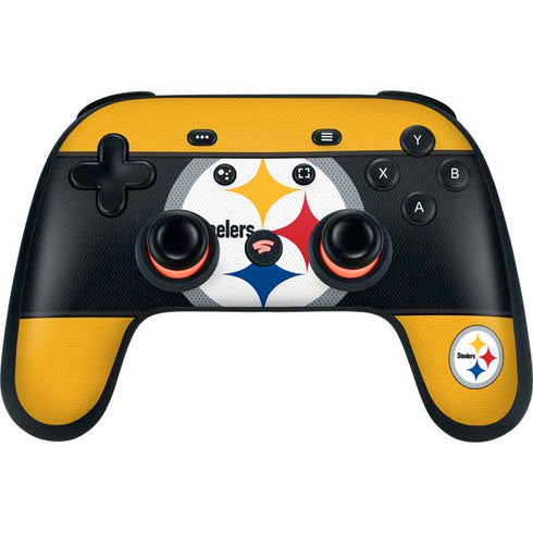 NFL Pittsburgh Steelers Zone Block Google Stadia Controller Skin