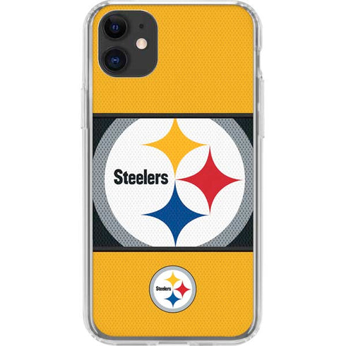 NFL Pittsburgh Steelers Zone Block iPhone 11 Clear Case