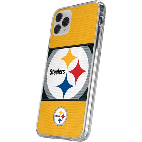 NFL Pittsburgh Steelers Zone Block iPhone 11 Pro Clear Case