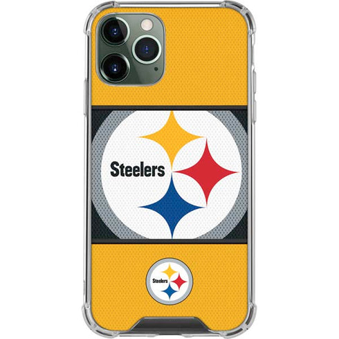 NFL Pittsburgh Steelers Zone Block iPhone 11 Pro Max Clear Case