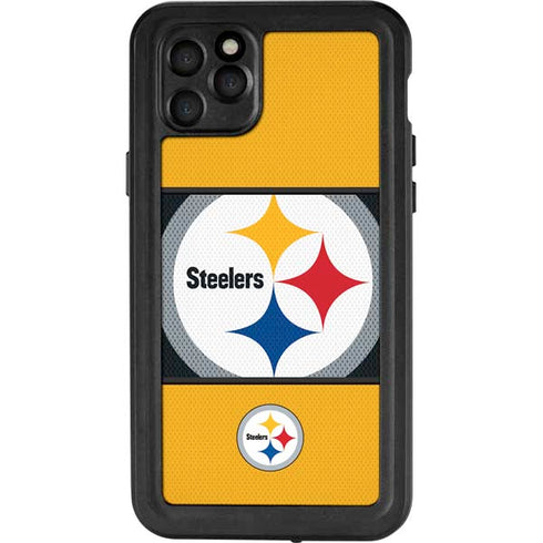NFL Pittsburgh Steelers Zone Block iPhone 11 Pro Max Waterproof Case