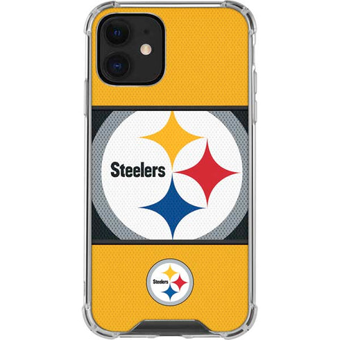 NFL Pittsburgh Steelers Zone Block iPhone 12 Mini Clear Case