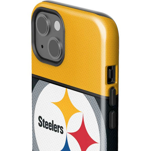 NFL Pittsburgh Steelers Zone Block iPhone 14 Plus Impact Case