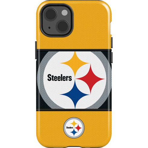 NFL Pittsburgh Steelers Zone Block iPhone 15 Impact Case