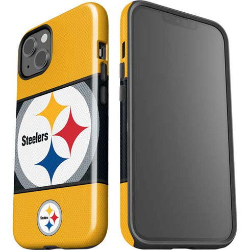 NFL Pittsburgh Steelers Zone Block iPhone 15 Impact Case