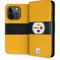 NFL Pittsburgh Steelers Zone Block iPhone 14 Pro Folio Case