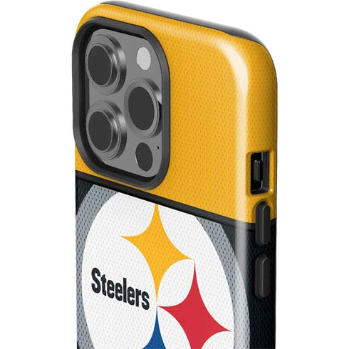 NFL Pittsburgh Steelers Zone Block iPhone 15 Pro Impact Case