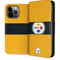 NFL Pittsburgh Steelers Zone Block iPhone 15 Pro Max Folio Case