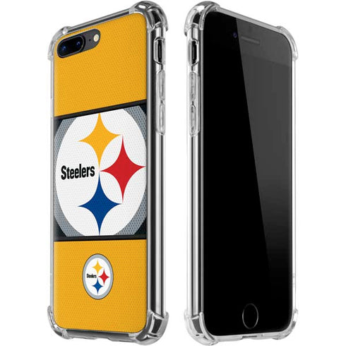 NFL Pittsburgh Steelers Zone Block iPhone 7/8 Plus Clear Case