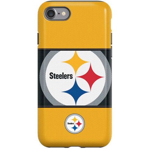 NFL Pittsburgh Steelers Zone Block iPhone SE (2nd & 3rd Gen) Pro Case