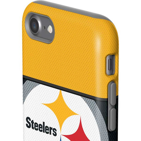 NFL Pittsburgh Steelers Zone Block iPhone SE (2nd & 3rd Gen) Pro Case