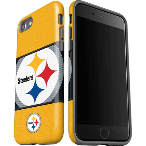 NFL Pittsburgh Steelers Zone Block iPhone SE (2nd & 3rd Gen) Pro Case