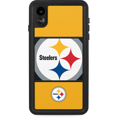 NFL Pittsburgh Steelers Zone Block iPhone XR Waterproof Case