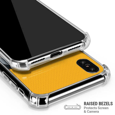NFL Pittsburgh Steelers Zone Block iPhone XS Max Clear Case