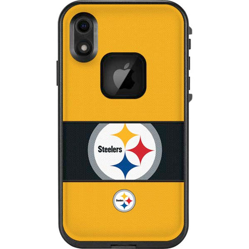 NFL Pittsburgh Steelers Zone Block LifeProof Fre iPhone Skin