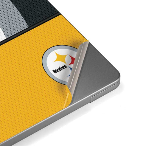 NFL Pittsburgh Steelers Zone Block MacBook Pro 14in (2021-24) Skin