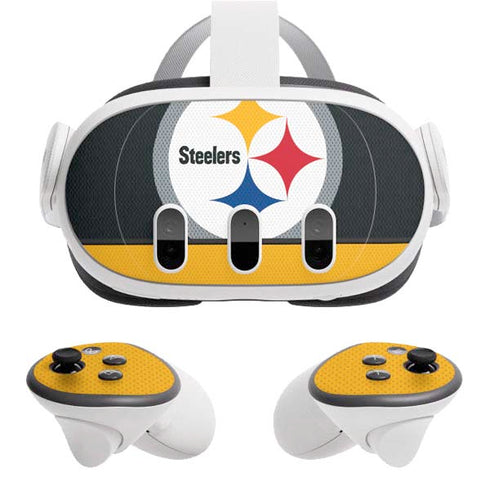 NFL Pittsburgh Steelers Zone Block Meta Quest 3 Skin
