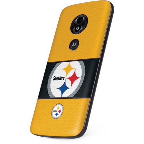 NFL Pittsburgh Steelers Zone Block Moto E5 Play Skin