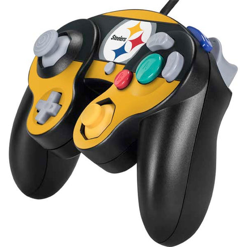 NFL Pittsburgh Steelers Zone Block Nintendo GameCube Controller Skin