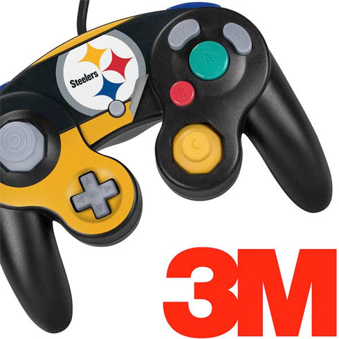NFL Pittsburgh Steelers Zone Block Nintendo GameCube Controller Skin
