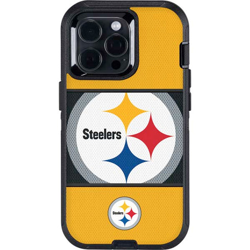 NFL Pittsburgh Steelers Zone Block Otterbox Defender iPhone Skin