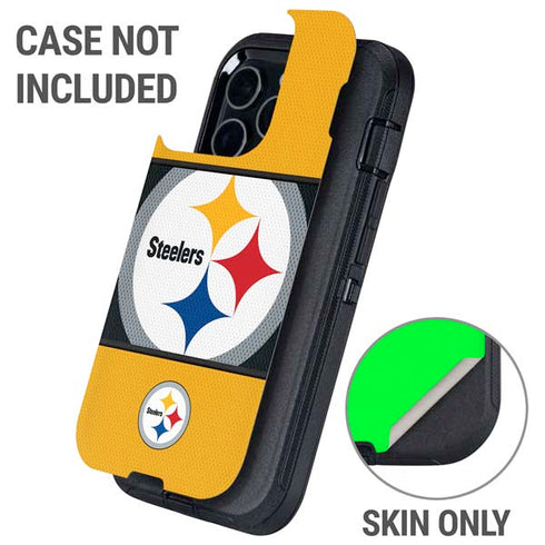 NFL Pittsburgh Steelers Zone Block Otterbox Defender iPhone Skin
