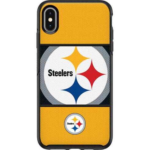 NFL Pittsburgh Steelers Zone Block Otterbox Symmetry iPhone Skin
