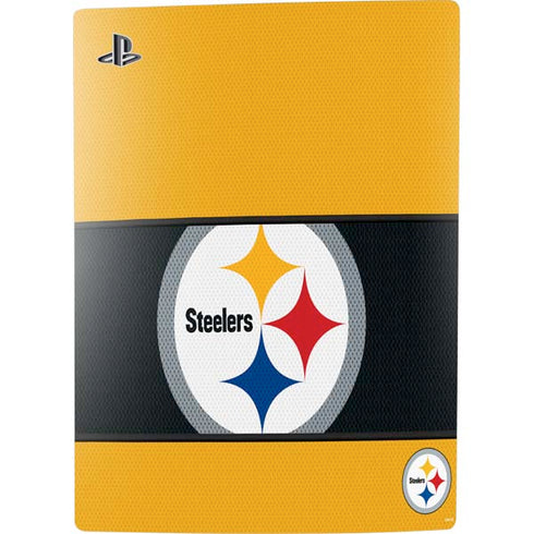 NFL Pittsburgh Steelers Zone Block PS5 Digital Edition Console Skin