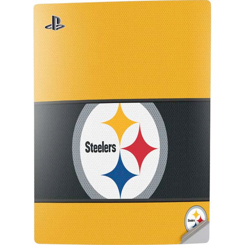 NFL Pittsburgh Steelers Zone Block PS5 Digital Edition Console Skin