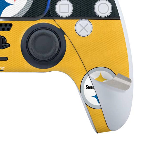 NFL Pittsburgh Steelers Zone Block PS5 Controller Skin