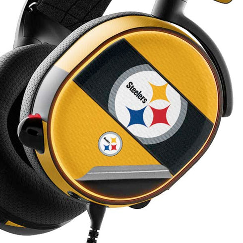 NFL Pittsburgh Steelers Zone Block SteelSeries Arctis 3 Skin