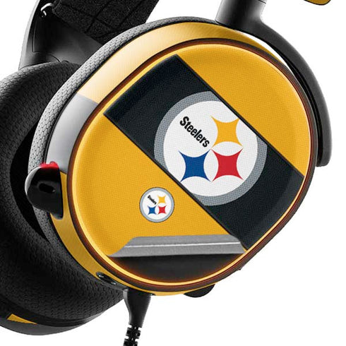 NFL Pittsburgh Steelers Zone Block SteelSeries Arctis 5 Skin