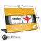 NFL Pittsburgh Steelers Zone Block Universal Laptop 15in (12.2 x 8.8in) Skin