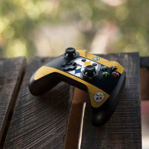 NFL Pittsburgh Steelers Zone Block Xbox One Elite Controller Skin