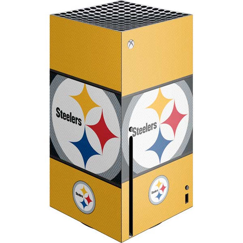 NFL Pittsburgh Steelers Zone Block Xbox Series X Console Skin