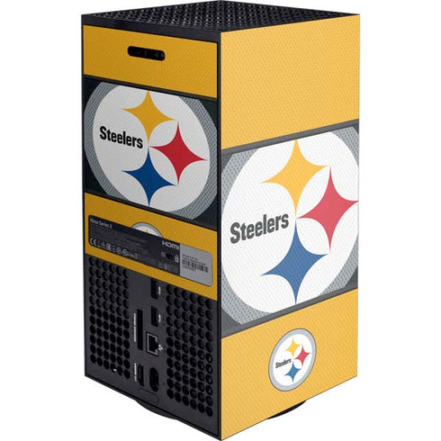 NFL Pittsburgh Steelers Zone Block Xbox Series X Console Skin