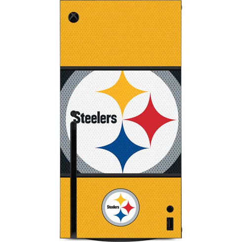 NFL Pittsburgh Steelers Zone Block Xbox Series X Console Skin